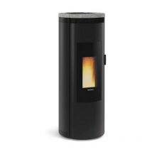 La Nordica Extraflame - Estufa de pellets de leña 8kw negro / piedra - amikapierre - nordica extraflame -