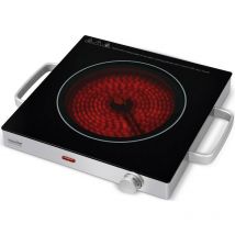 Kitchenchef - Estufa de vitrocerámica de acero inoxidable 2000w - kcppv2000 - kitchen chef -