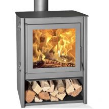 Panadero - Estufa Eco design Milano 11 kw Titanium - Juan