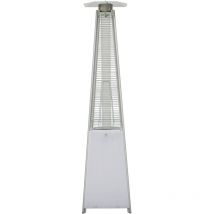 Estufa de gas Pirámide Blanca para exterior