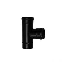 Exojo - Te Estufa Pellet 90o Ø80Mm A/Esm/Vitr. Ne