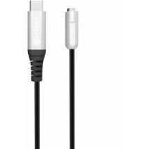 Estuff - Adaptateur minijack usb-c Câble de 30 cm. Metal Plugs with, W126388411 (Câble de 30 cm. Fiches métalliques avec câble noir.)