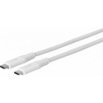 eSTUFF Cavo USB-C - C 1,5m Bianco - Cavo USB