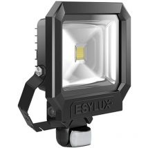 Ofl/afl sun LED-Strahler 50W 1 led schwarz matt + Bewegungsmelder Außenleuchte