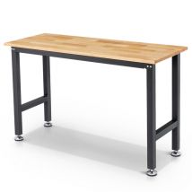 Maerex - tabli d'atelier 152x56x99cm, Table de Travail 60 pouces pour Atelier, Garage, Hangar