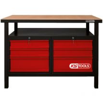 Etabli d'atelier 6tiroirs 840x1200x600mm
