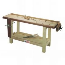 Etabli de menuisier 1500 x 500 x 830 mm avec machoire frontale et latérale 1500-BCM - UR-3991500 Urko