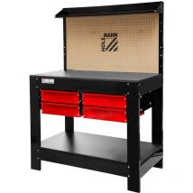 Etabli d'atelier banc travail avec panneau outils et tiroir Holzmann WT37