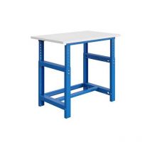 Etabli réglable - Dimensions 1800x750x778/1058mm - Bleu industriel RAL5015 - W010010135-BI