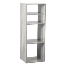 Tagère 2 cases + 2 étagères mix atmosphera - gris
