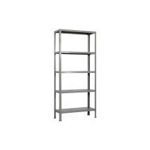 Simonrack - tagère métallique Simon Rack sans vis couleur grise 5 étagères 1800x800x300 mm Fabriquée en Espagne