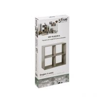 Etagère 4 cases Mix Gris Five