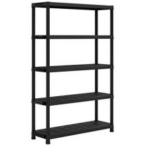 ABM - Balda modular de plástico con 5 baldas cm 120 x 40 x 187 h