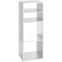 Tagère colonne 4 cases mix n modul blanc - 5 Five