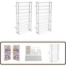 Tagère à chaussures 2 pcs - Étagère à Chaussures - Meuble Chaussure - Rangement Chaussures - Organisateur Chaussures - Stockage Chaussures