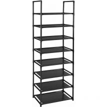 Aiducho - tagère à Chaussures 46x31x148cm à 8 Niveaux, 16 à 20 Paires Robuste Et Légère Pour Un Petit Espace Étroit, Étagère à Chaussures Sur Pied