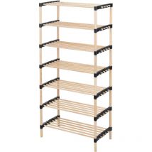 Storage Solutions - tagère à chaussures en bois, pin
