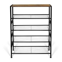 Facilitys - tagère à chaussures style industriel - 4 niveaux