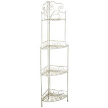 Etagere en fer forgé pour balcon Support pour plantes Présentoir pour Pot de fleurs étagère pour plantes d'extérieur d'intérieur