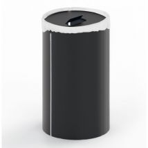 Lineabeta - Etagère à linge Bandoni ronde en aluminium noir avec