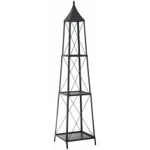 Aubry Gaspard - Etagère à plantes en métal vieilli