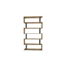Calicosy - Etagère 7 tablettes décor chêne saphir L90 cm - Hector