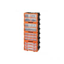 Le Poisson Qui Jardine - tagère, casiers Bacs De Rangement 72 compartiments Vis, Clous, boulons