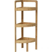 Meuble d angle 3 etageres - bambou Tendance
