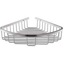 Étagère d'angle murale en acier inoxydable pour salle de bain