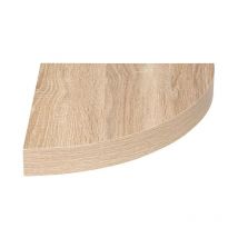Étagère d'Angle Murale "Fixy" 25cm Chêne Naturel