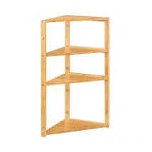 Étagère d'Angle Salle de Bain "Modu'Lab" 80cm Beige