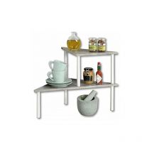 Tagère de cuisine à 2 niveaux, d'angle Kesper