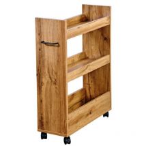 Étagère de cuisine étroite, chêne sonoma, 22 cm