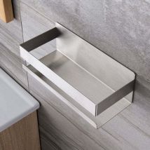 Sjqka - tagère de Douche Auto-adhésif Panier de Douche Sans Perçage Etagère de Salle de Bain Acier Inoxydable -dpzo