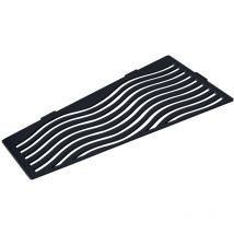 Etagère de douche en acier inox noir 26,8 x 7/12,2 x 26,2cm x 2 mm - Rectangulaire design Aqua - fixation sans perçage