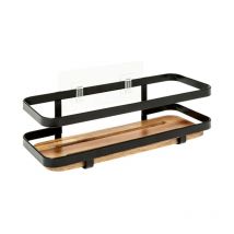 Tagère de Douche en Bois 'Blackacia' 25cm Noir