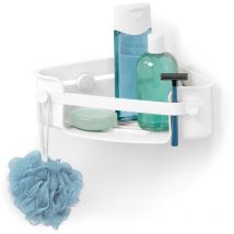 Etagère de douche en coin Flex Umbra Blanc