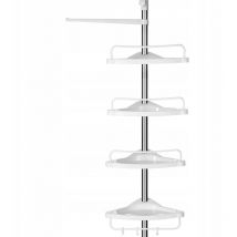Etagère de douche réglable en hauteur, étagère d'angle pour la salle de bain