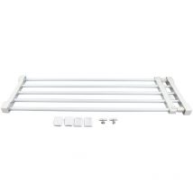 Tagère de Rangement Extensible pour Placard à Vêtements, Diviseurs de Garde-robe Réglables, Séparateur de Tension pour Armoire, Armoire, Salle de
