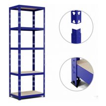 Eurospen - Etagère de rangement modulable et polyvalente pour atelier, garage, cave... Charge Lourde max 500kg -180x60x40cm - Bleu