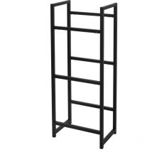 Tagère pour Caisses de Boissons 3 Caisses, 47x31x116,5 cm, Acier, Indépendante, Étagère sur Pieds pour Caisses de Boissons, Support Rangement de