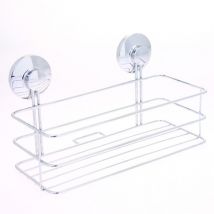 Etagère de salle de bain à ventouses - Métal