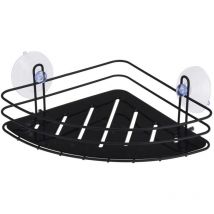 Bathroom Solutions - tagère de salle de bain d'angle avec support en plastique
