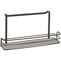 Metaltex - tagère de salle de bain 34x11x17 cm Noir