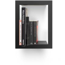 Etagère design BigStick High (prof. 13.5cm) Presse Citron Noir Rectangle