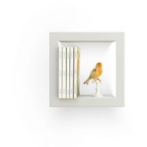 Presse Citron - Etagère design Stick Carré (prof. 8.5cm) Beige Carré