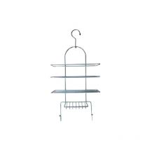 MSV - Etagère de douche à suspendre chromée 25x53x11cm