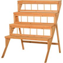 Etagère échelle à fleurs samy bois de sapin