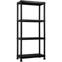 Etagère en résine avec 4 étagères 130x60x30cm 100Kg O91