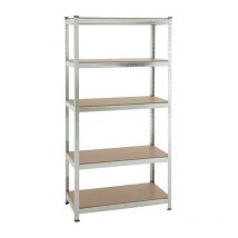 Estexo - tagère charge lourde Etagère d'atelier Etagère de sous-sol Etagère de rangement zingué / 180x90x45 cm l 1325 kg